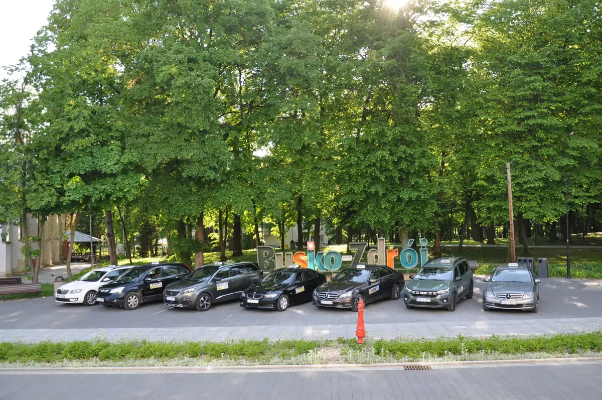Taksówka Tele-Taxi Busko-Zdrój – profesjonalne oznakowanie